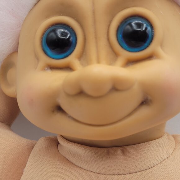 Vintage Russ Berrie Troll Kidz Doll BUFFY Girl Pink Dress Hat 12" WITH TAG - Picture 2 of 10